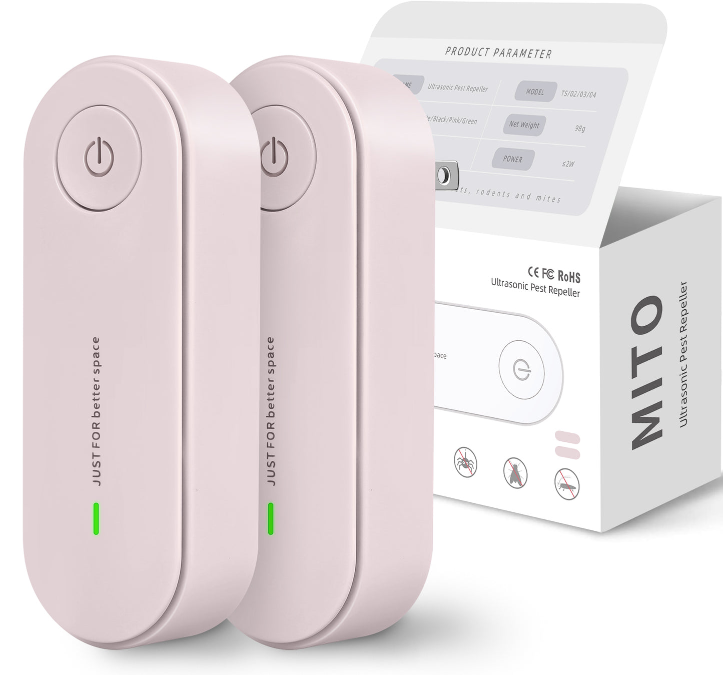 Electronic indoor device for intelligent and effective prevention of e.g. mosquitoes, bedbugs and cockroaches