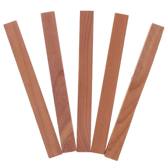 Anti-moth and moisture-absorbing, natural cedar sticks (5 pcs.)