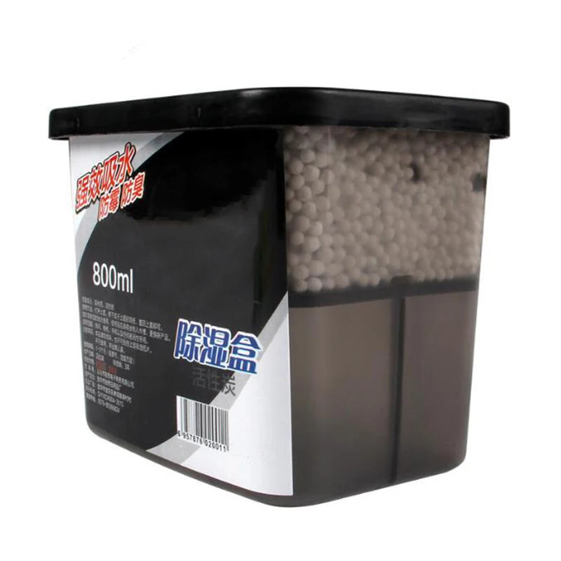 Excellent dehumidifier with activated carbon technology. For a better and bearded dragon/silverfish-free indoor climate (500-800ml)
