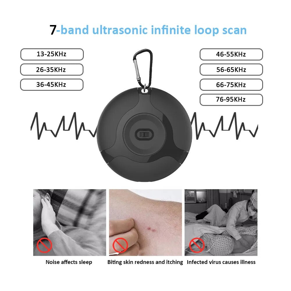 ULTRA EFFECTIVE insect repeller with hook for the dog or the hike